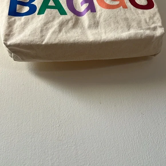 BAGGU Logo Canvas Tote Bag - Picture 2 of 4